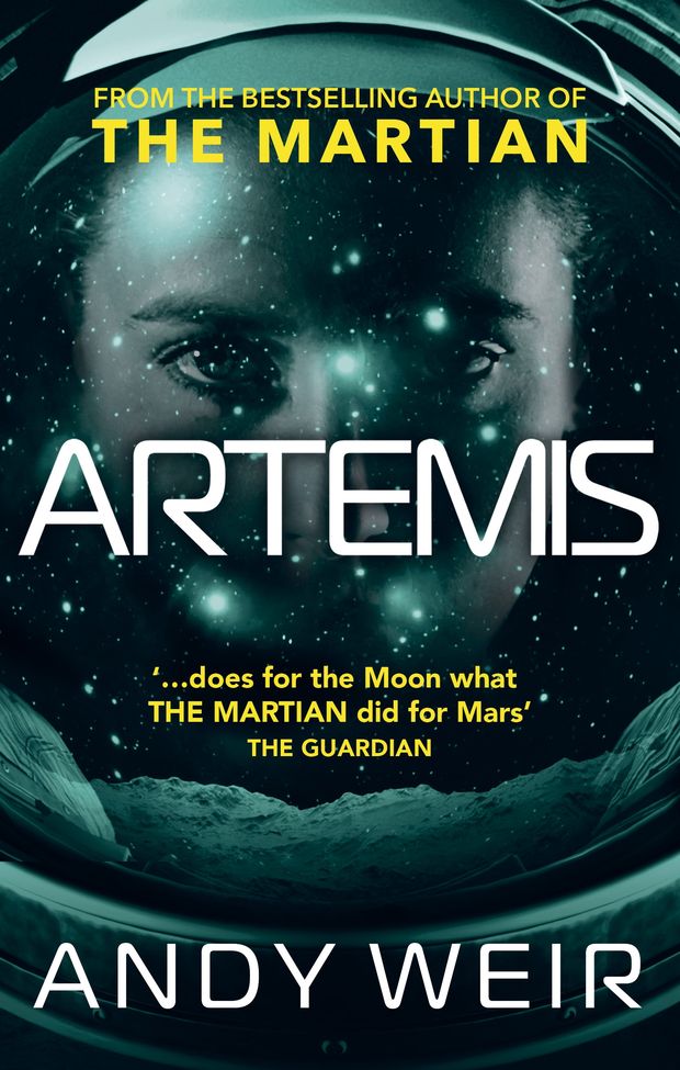 Capa da edição americana de "Artemis", livro de Andy Weir (foto: divulgação)