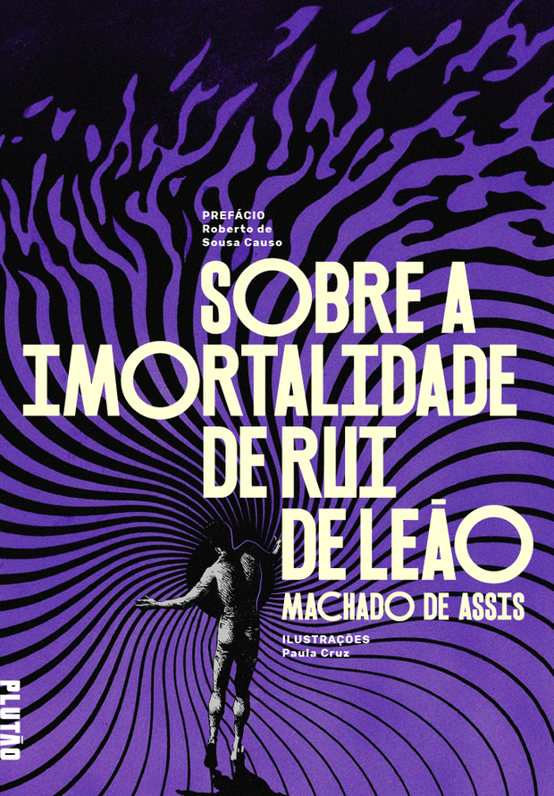 Capa do livro digital "Sobre a Imortalidade de Rui de Leão", com dois contos de Machado de Assis